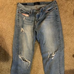 Lucky brand ripped jeans size 14